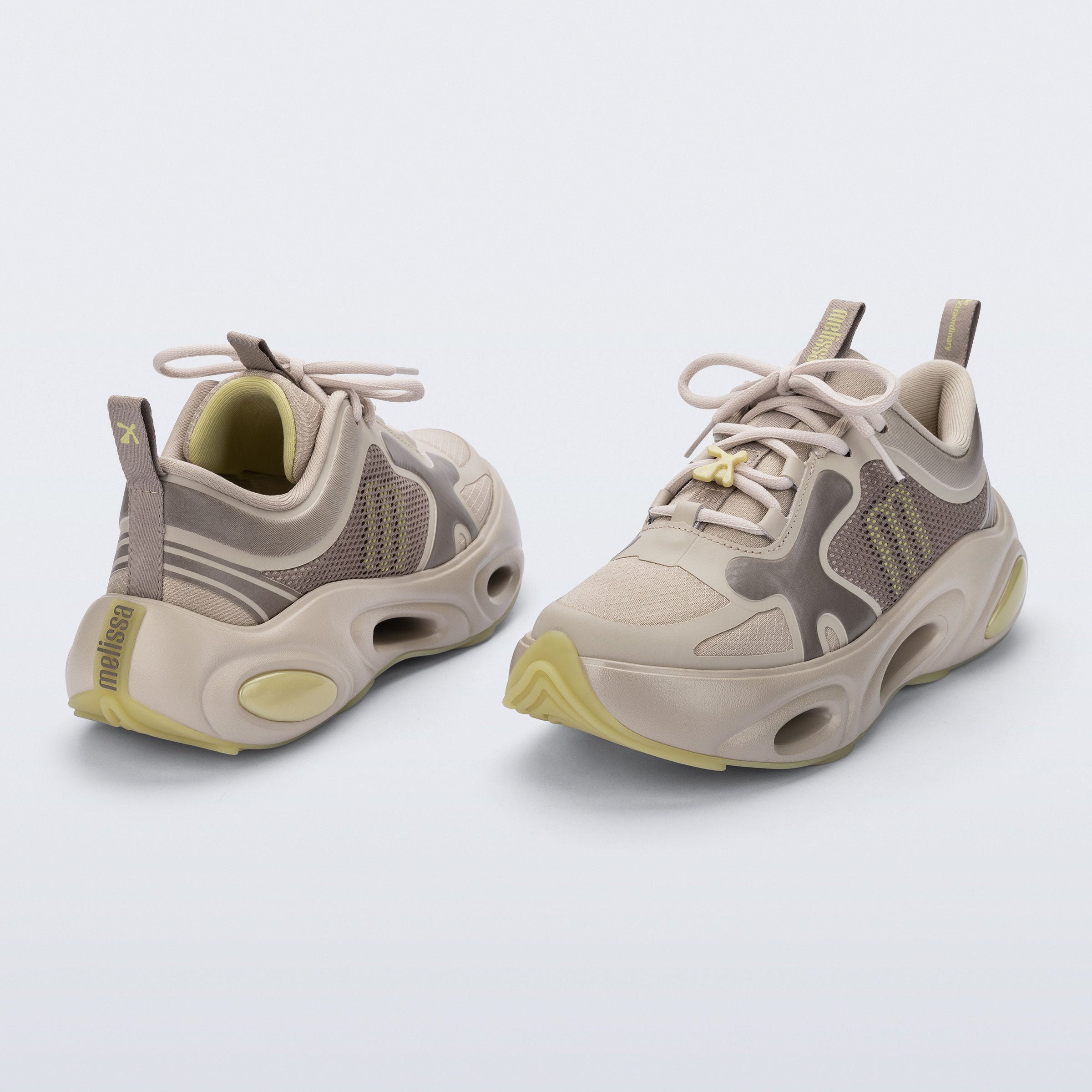 Melissa X Loop Ad Beige Sneakersy Damskie Beżowe