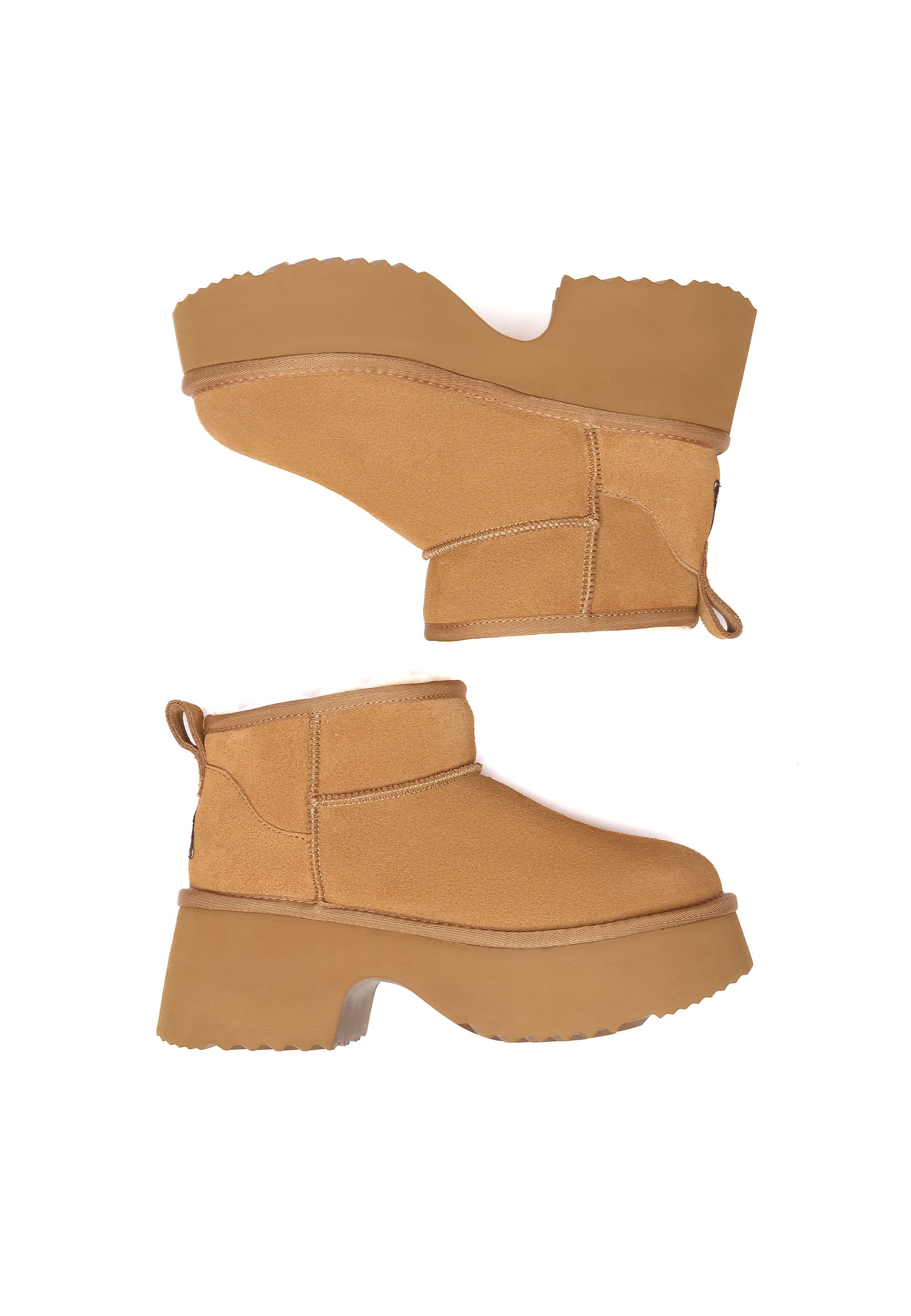 EVERAU Nicobar Chestnut Mid Boots Botki Brązowe