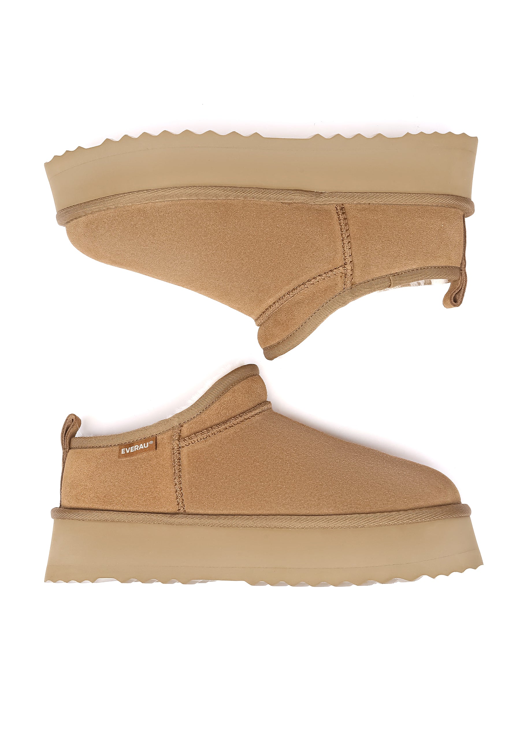 EVERAU Partridge Chestnut Ultra Mini Boots Botki Brązowe