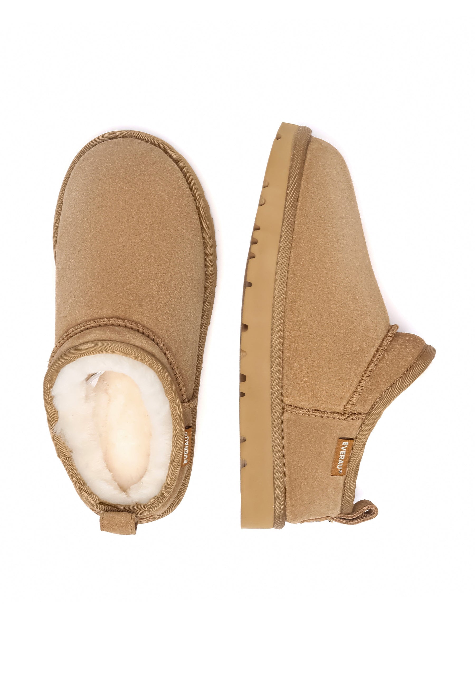 EVERAU Quail Chestnut Ultra Mini Boots Botki Brązowe