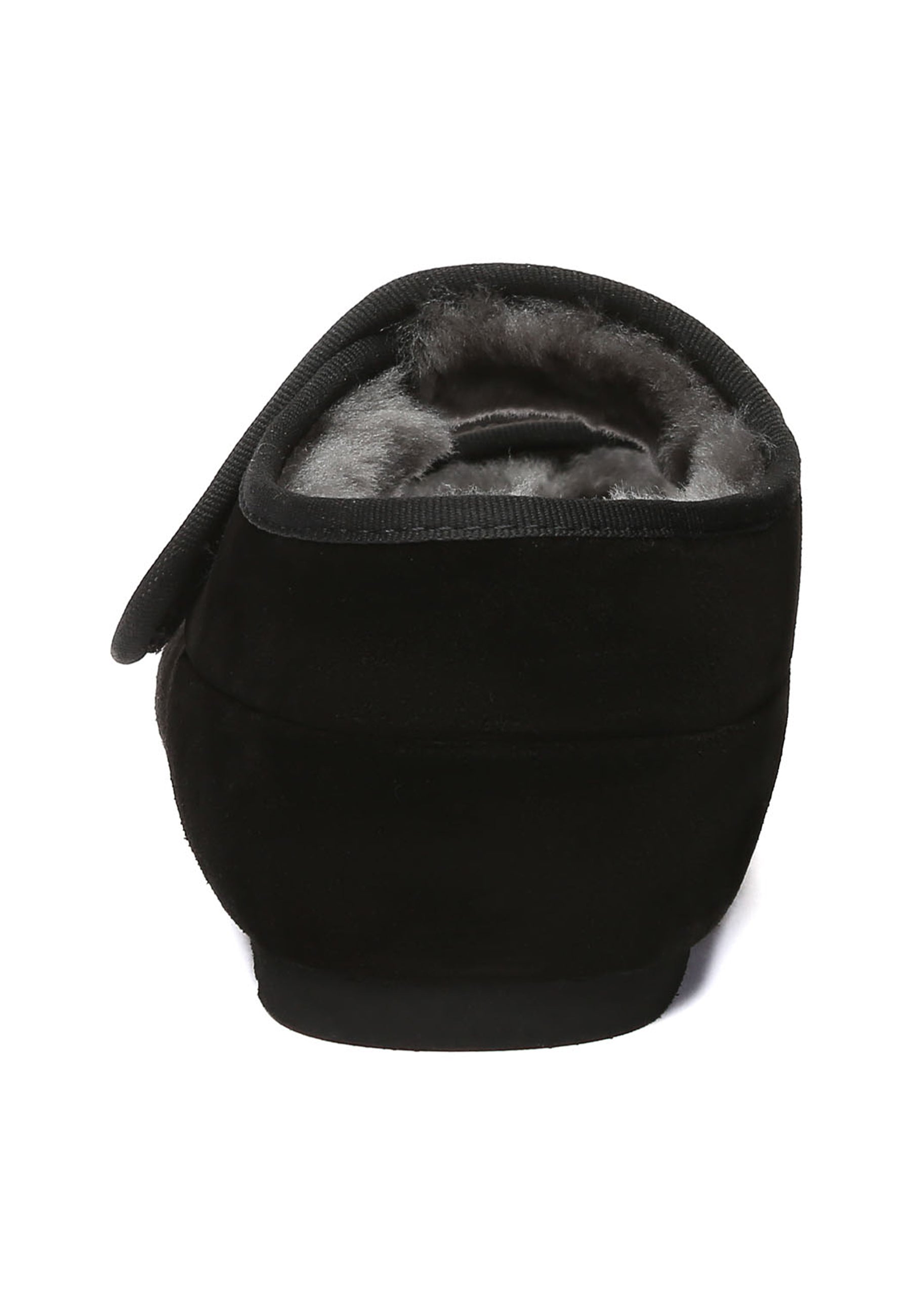 EVERAU Teal Adjustable Strap Slippers Kapcie Czarne