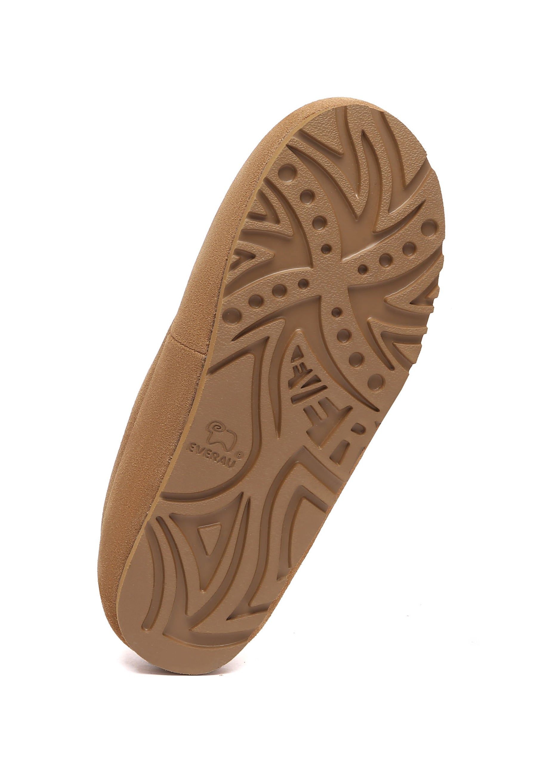 EVERAU Teal Adjustable Strap Slippers Kapcie Brązowe