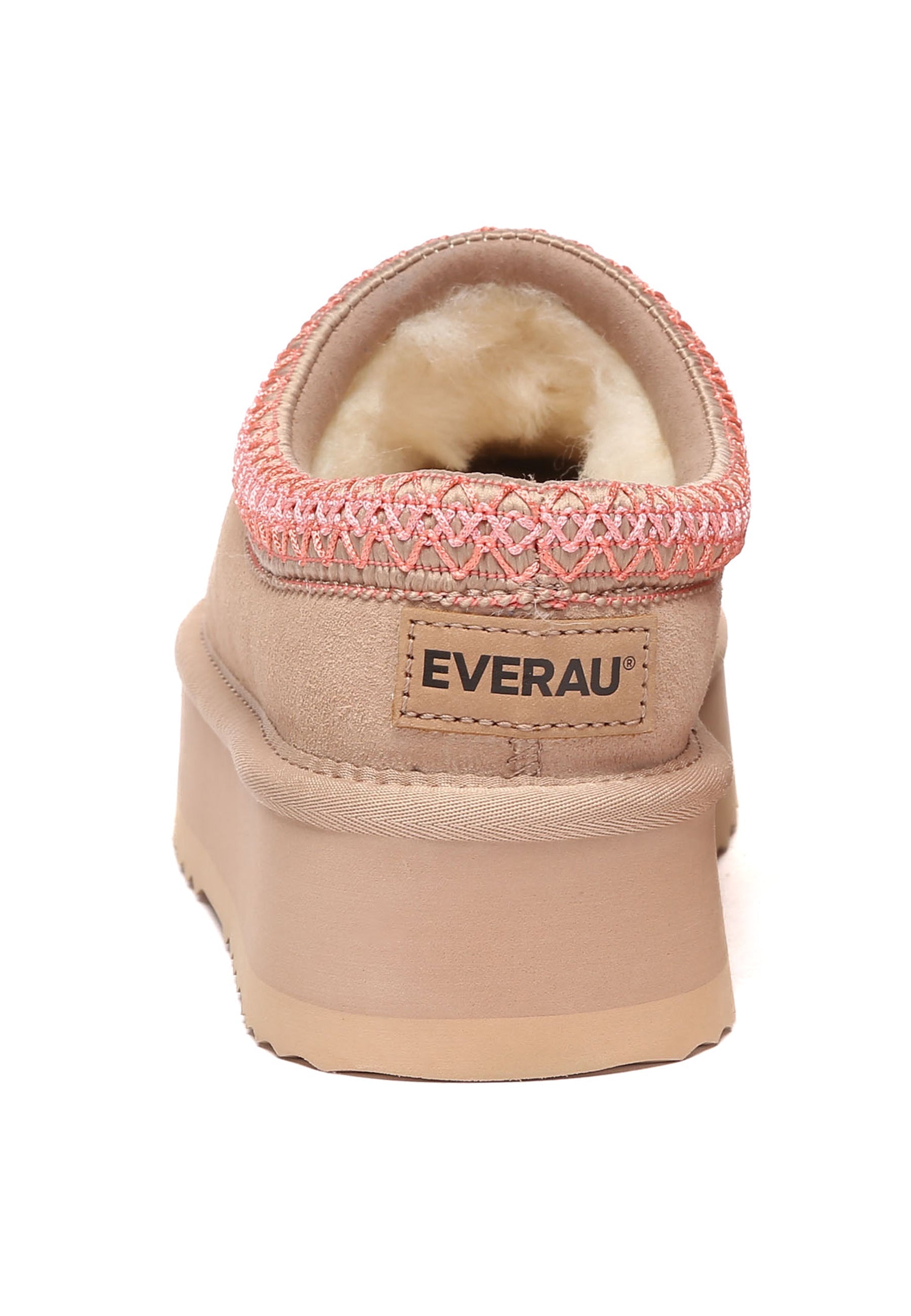 EVERAU Wonga Leather Slippers Kapcie Różowe