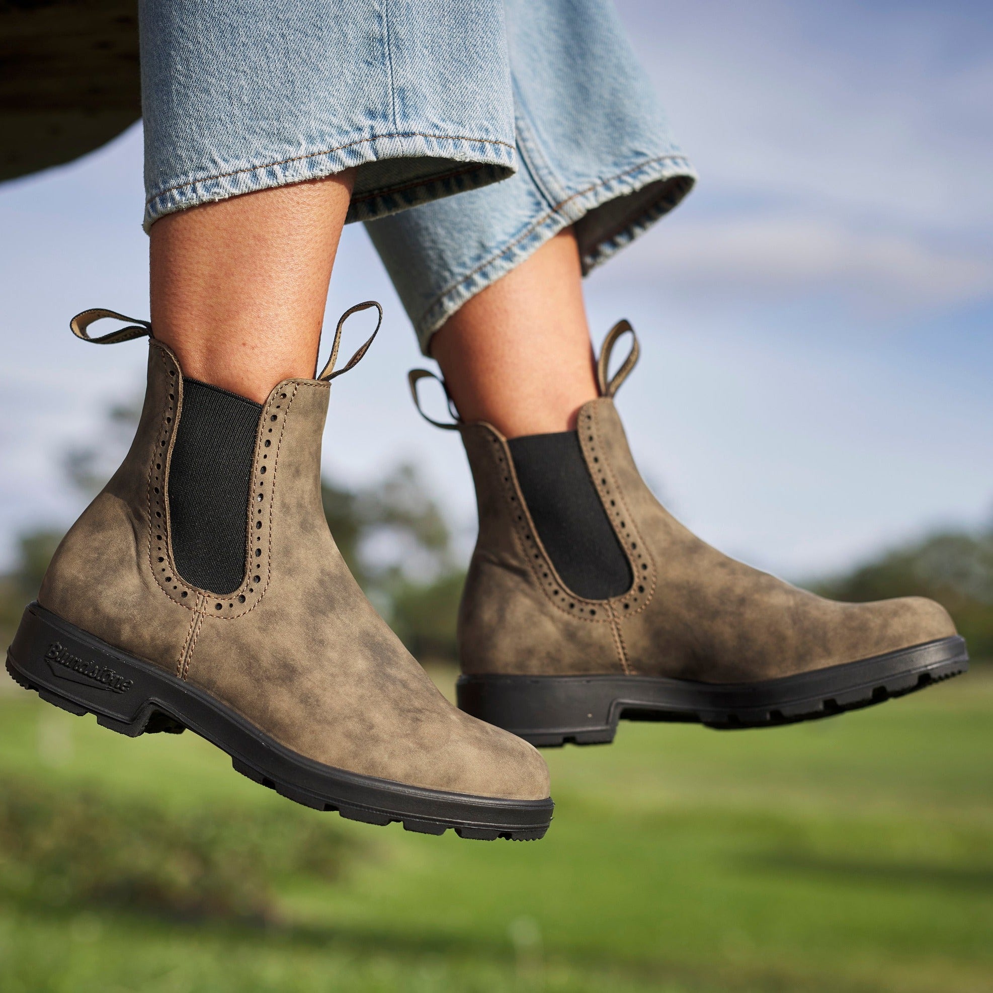 Blundstone 1351 Sztyblety Damskie Rustic Brown Kolor Brązowy