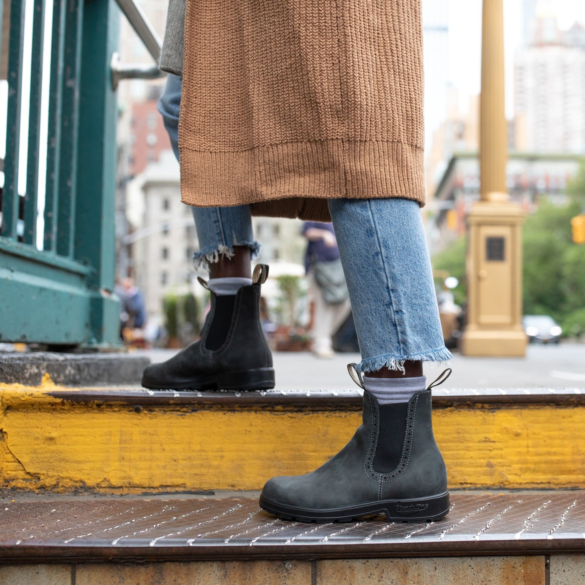 Blundstone 1630 Sztyblety Damskie Rustic Black Kolor Czarny