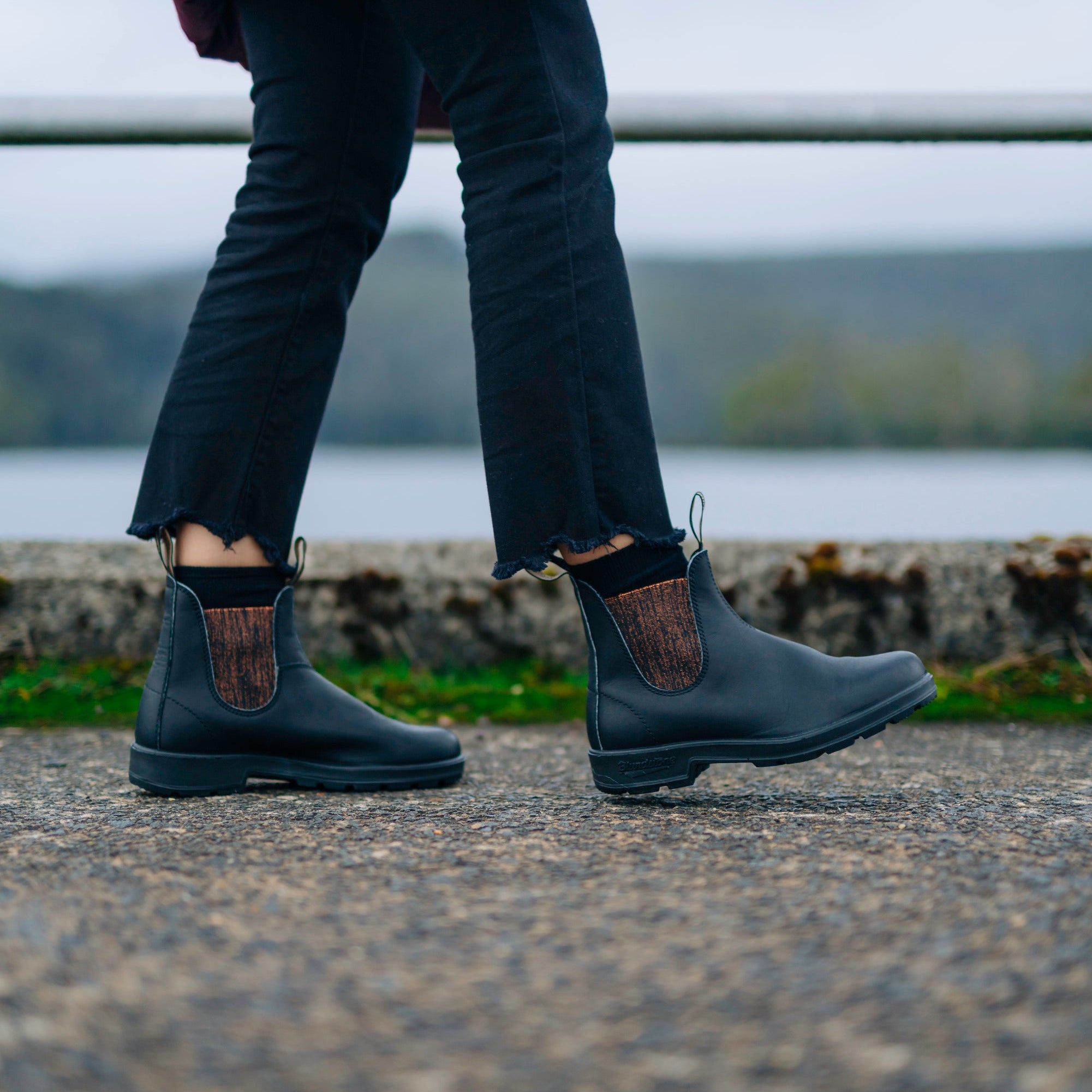 Blundstone 1924 Sztyblety Damskie Męskie Black Kolor Czarny
