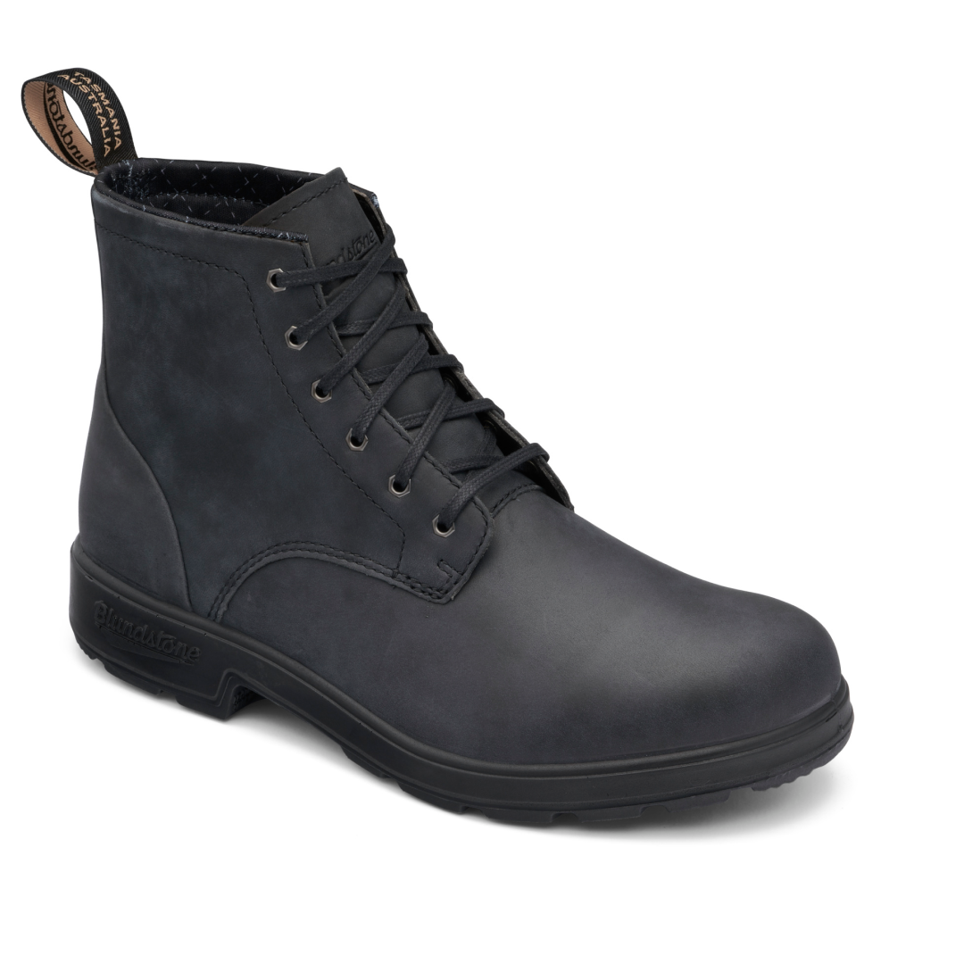Blundstone 1931 Buty Sznurowane Damskie Męskie Rustic Black Kolor Czarny