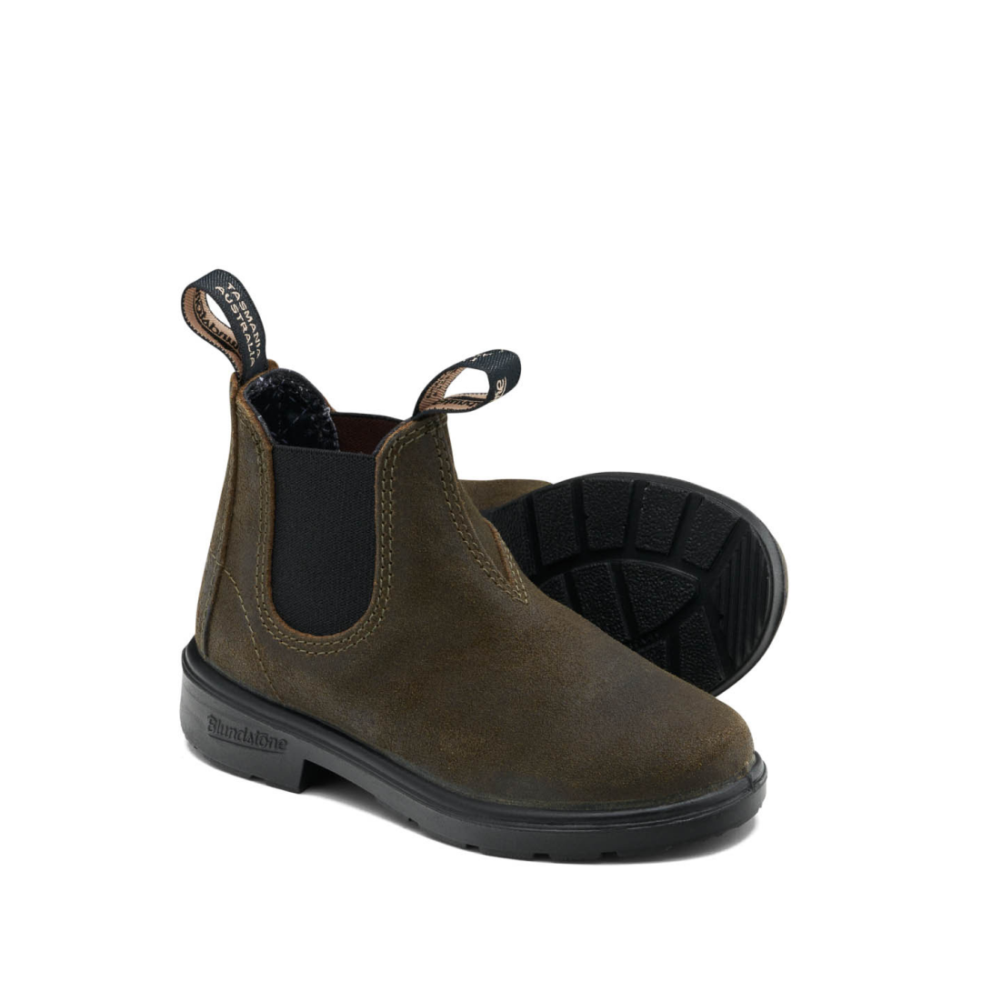 Blundstone 2496 Sztyblety Dziecięce Dark Olive Kolor Zielony