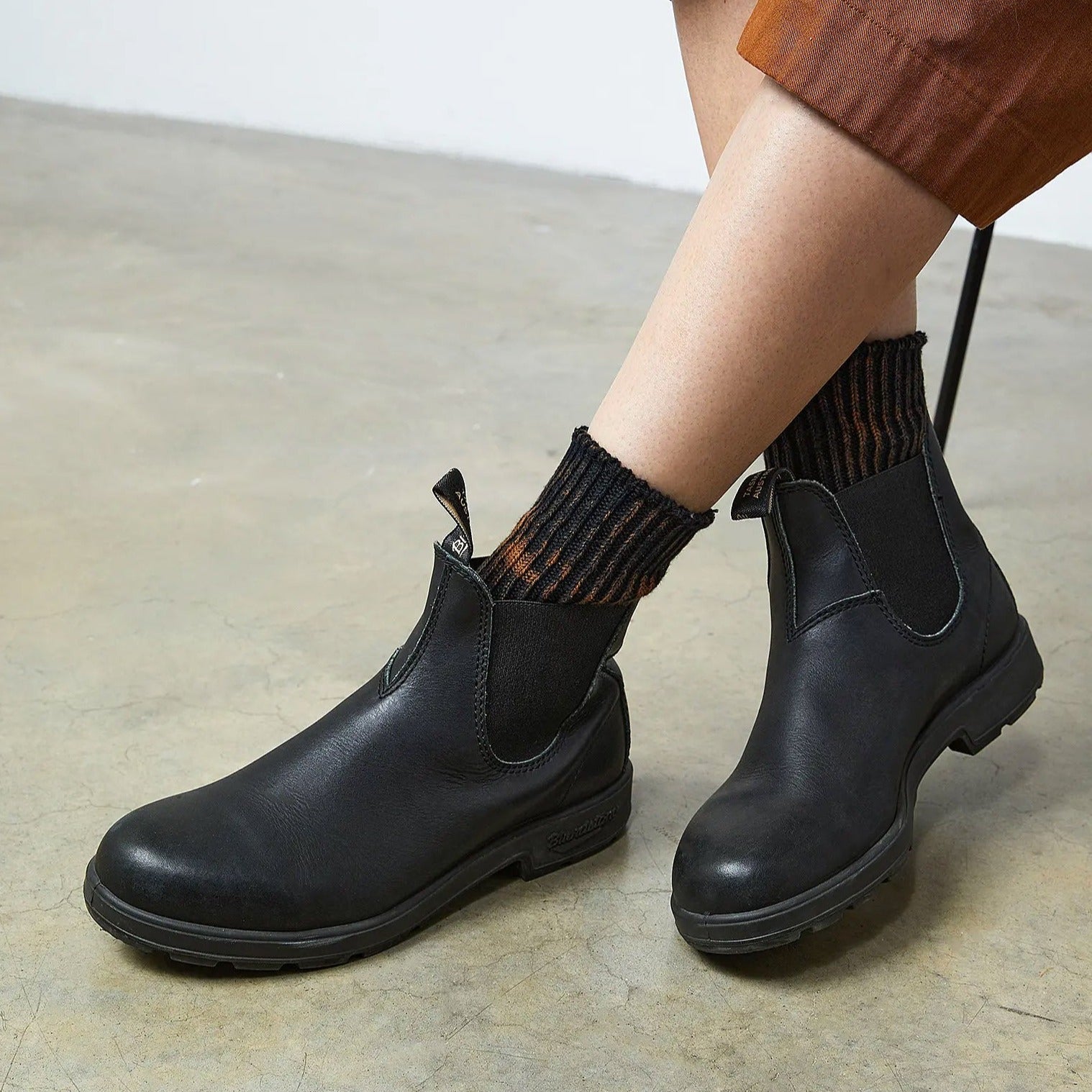 Blundstone Sztyblety Damskie Męskie  558 Black Kolor Czarny