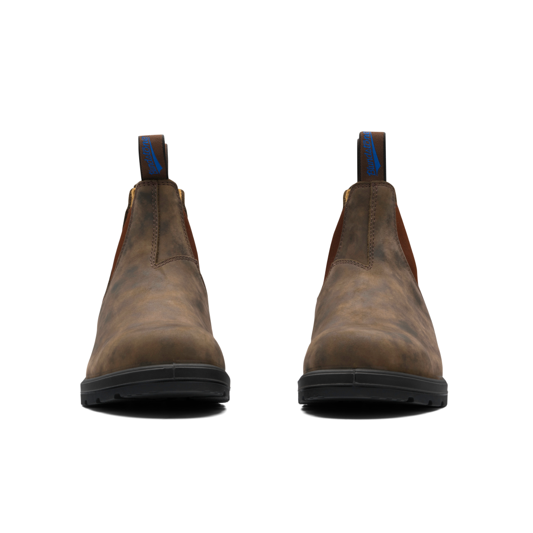 Blundstone 584 - Sztyblety Damskie Męskie - Ocieplane - Rustic Brown - Kolor Brązowy