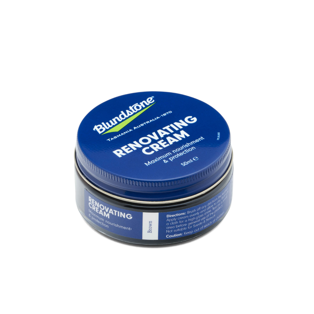 Blundstone - Krem do butów - Renovating Cream 50ml - Brown - Kolor Brązowy