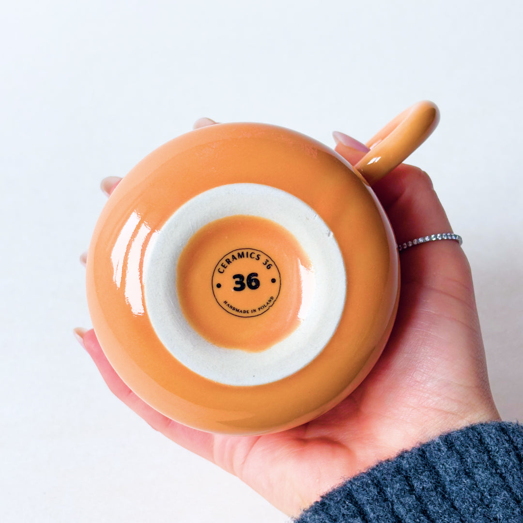 Ceramics 36 Filiżanka Pomarańczowa