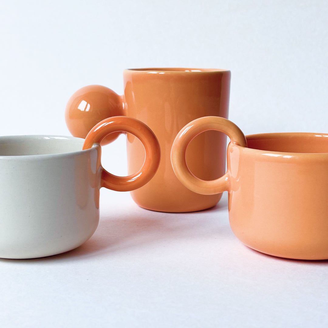 Ceramics 36 Filiżanka Pomarańczowa