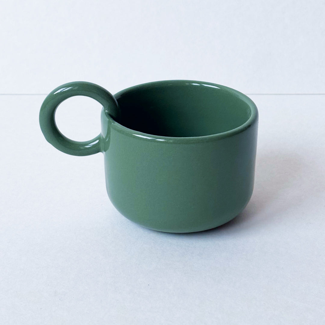 Ceramics 36 Filiżanka Zielona