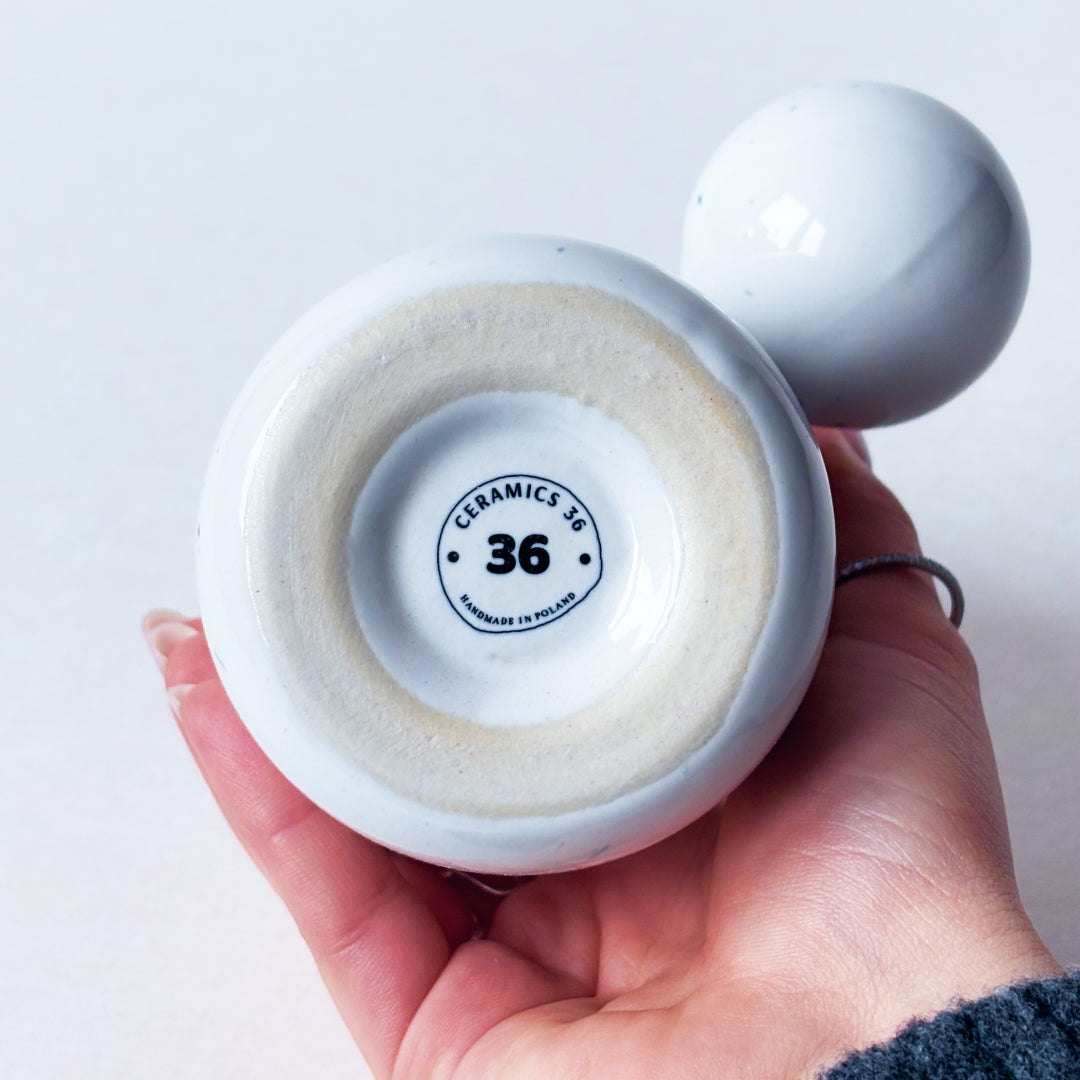 Ceramics 36 Kubek Arch Nakrapiany