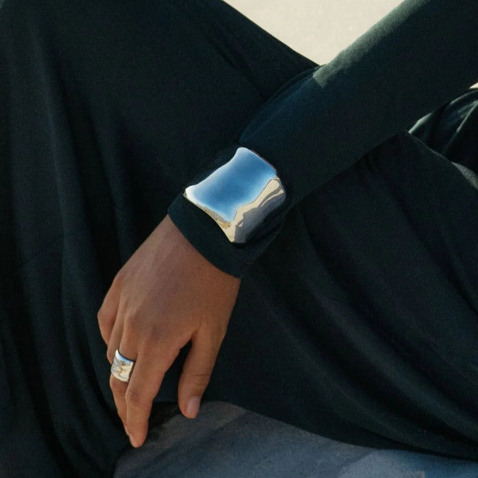 Edblad Bransoletka Flowy Bangle Steel