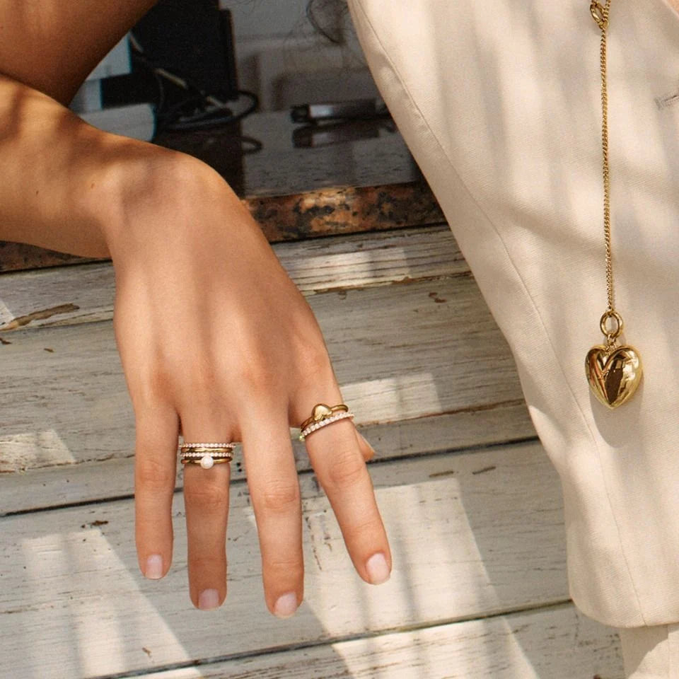 Edblad Pierścionek Glow Ring Gold