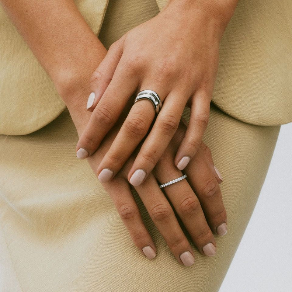 Edblad Pierścionek Glow Ring Steel