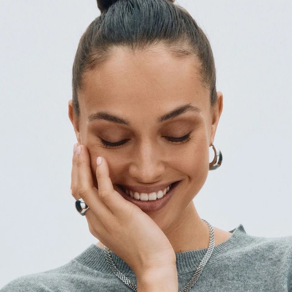 Edblad Kolczyki Boyd Hoops Steel