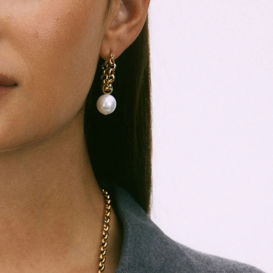 Edblad Kolczyki Lexie Hoops Gold