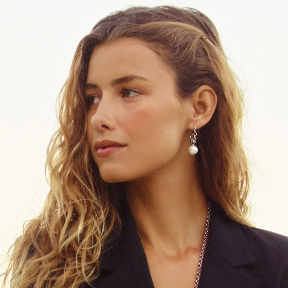 Edblad Kolczyki Lexie Hoops Steel