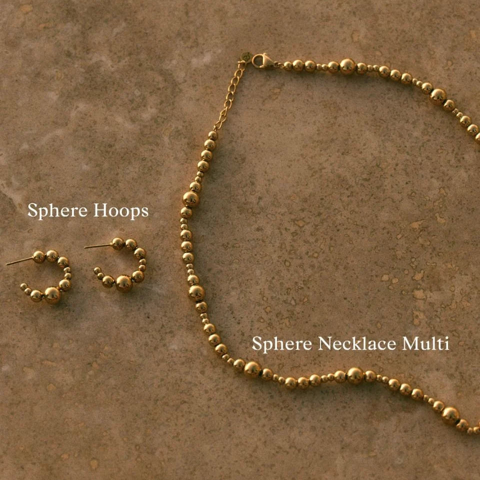 Edblad Naszyjnik Sphere Necklace Multi Gold