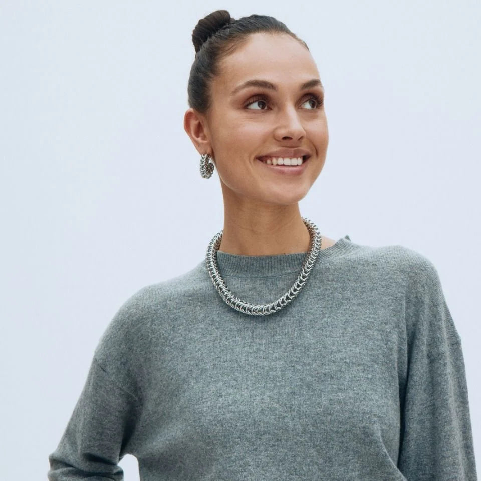 Edblad Naszyjnik Palazzo Chain Necklace Steel