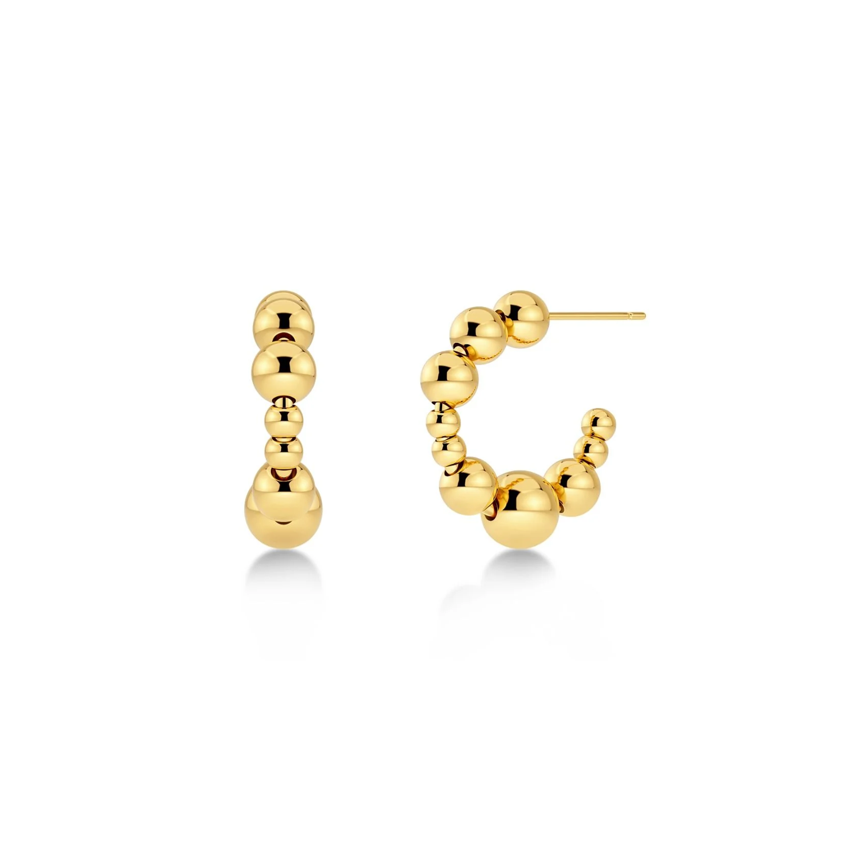 Edblad Kolczyki Sphere Hoops Gold