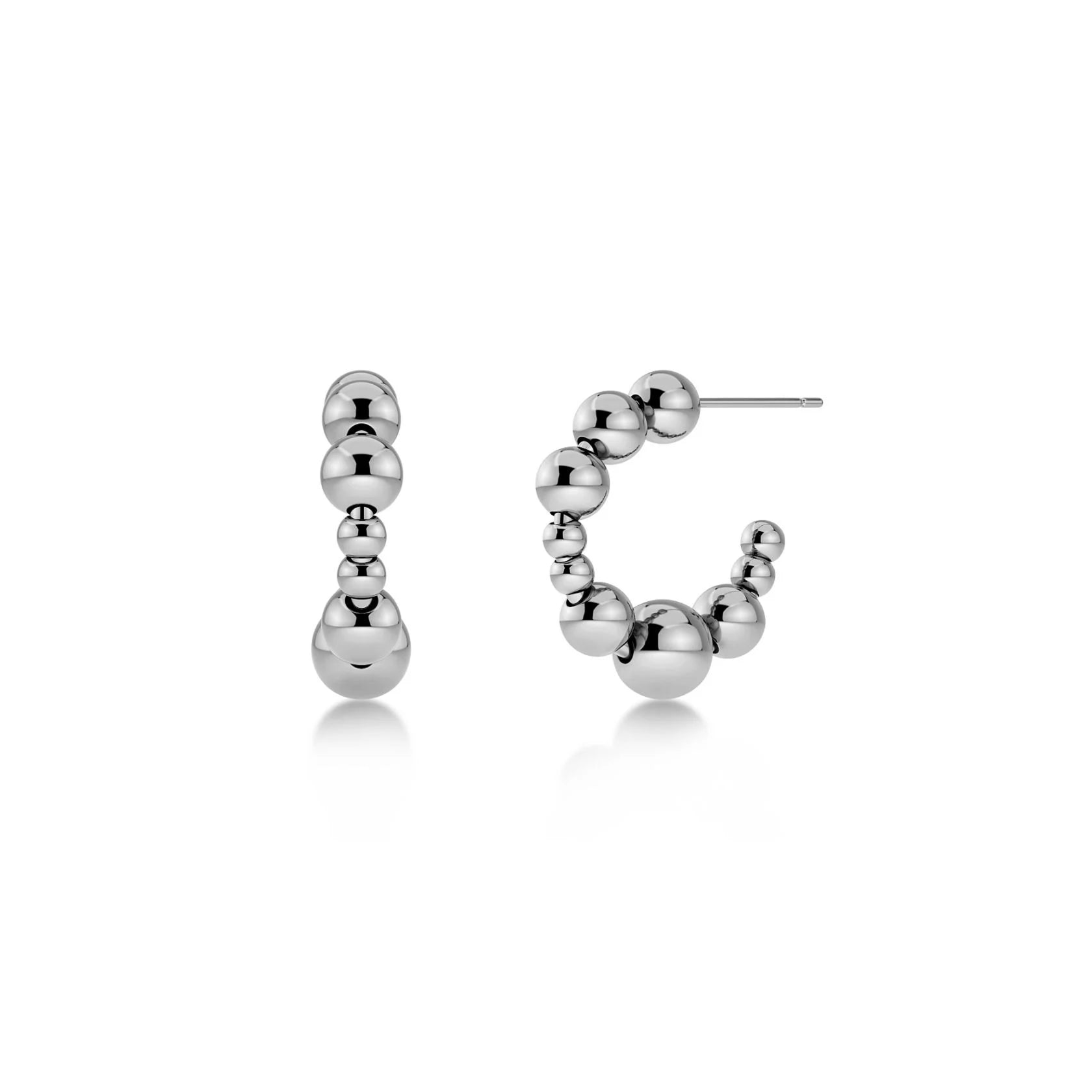 Edblad Kolczyki Sphere Hoops Steel