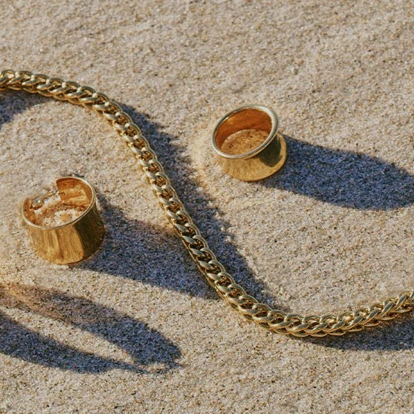 Edblad Naszyjnik Spiga Chain Necklace Gold