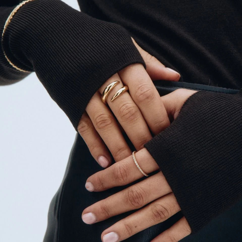 Edblad Pierścionek Spire Ring Gold