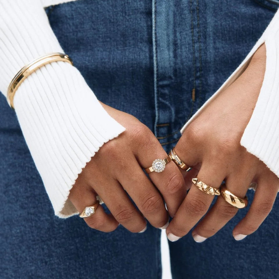 Edblad Pierścionek Thassos Ring Gold