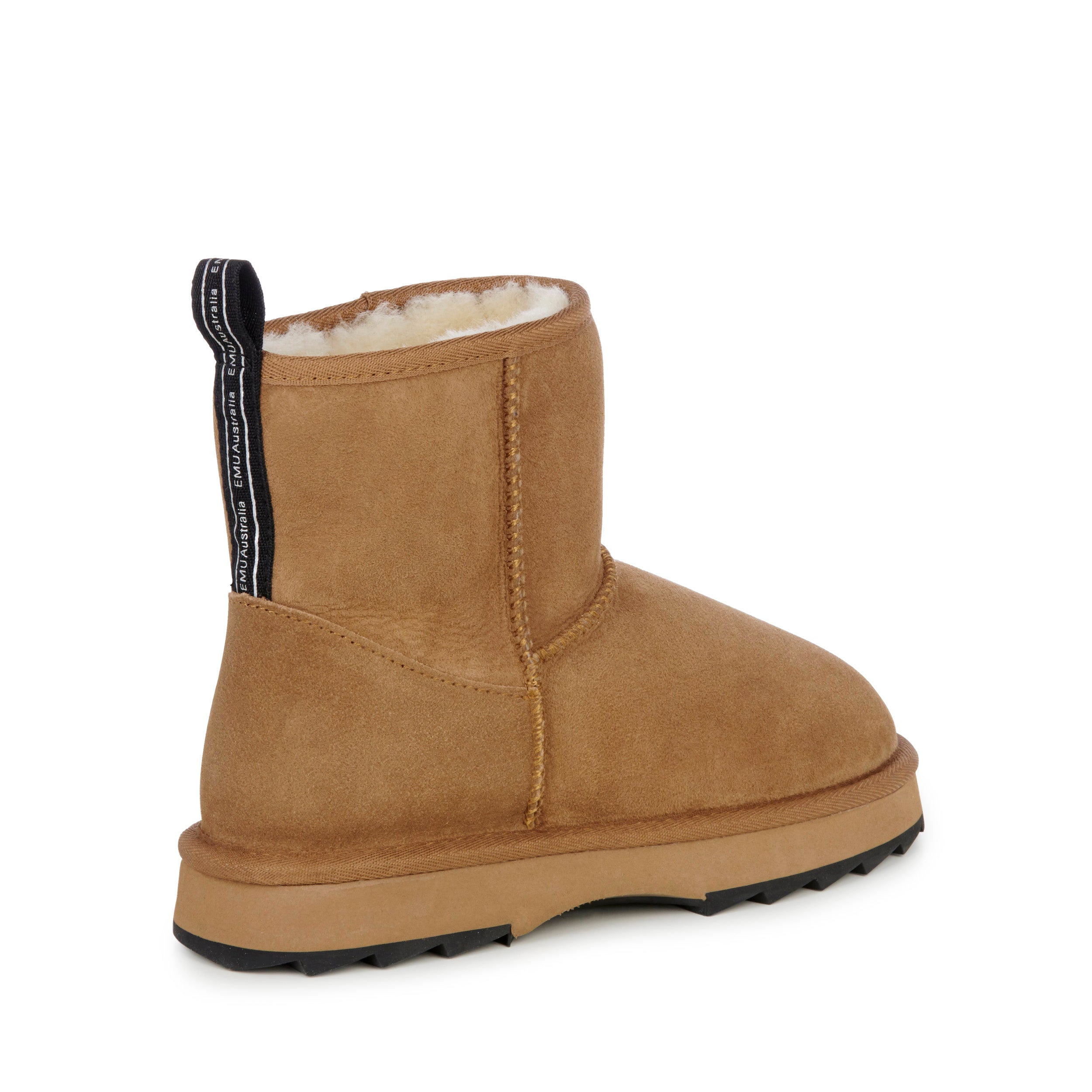 Emu Australia Buty Damskie Sharky Mini Chestnut Black Kolor Brązowy