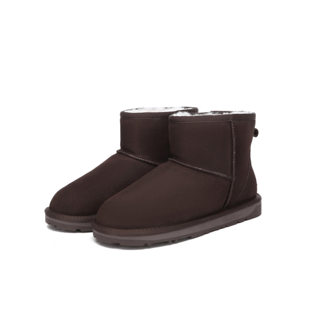 EVERAU Emu Chocolate Mini Classic Boots Botki Czekoladowe