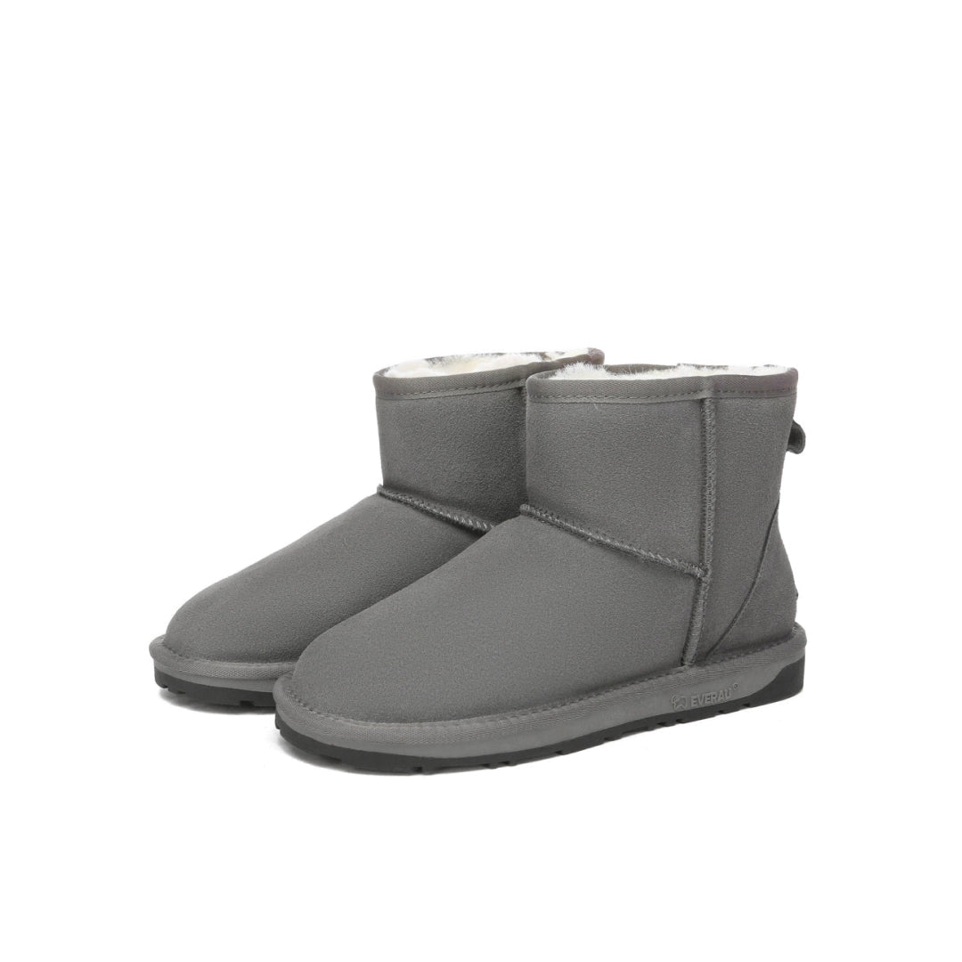 EVERAU Emu Grey Mini Classic Boots Botki Szare