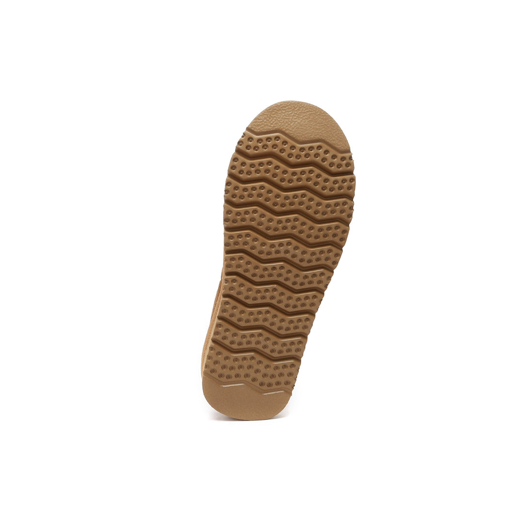 EVERAU Galah Chestnut Slip On Niskie Botki Brązowe