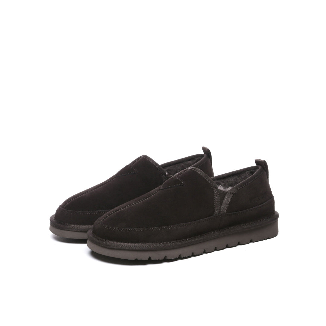 EVERAU Galah Chocolate Slip On Niskie Botki Brązowe