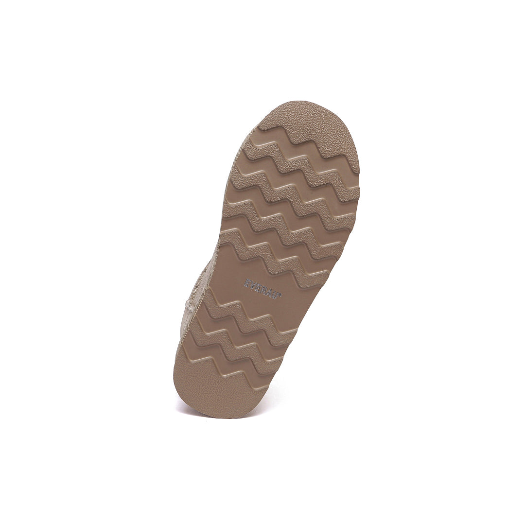 EVERAU Heron Sand Ultra Mini Platform Boots Botki Beżowe