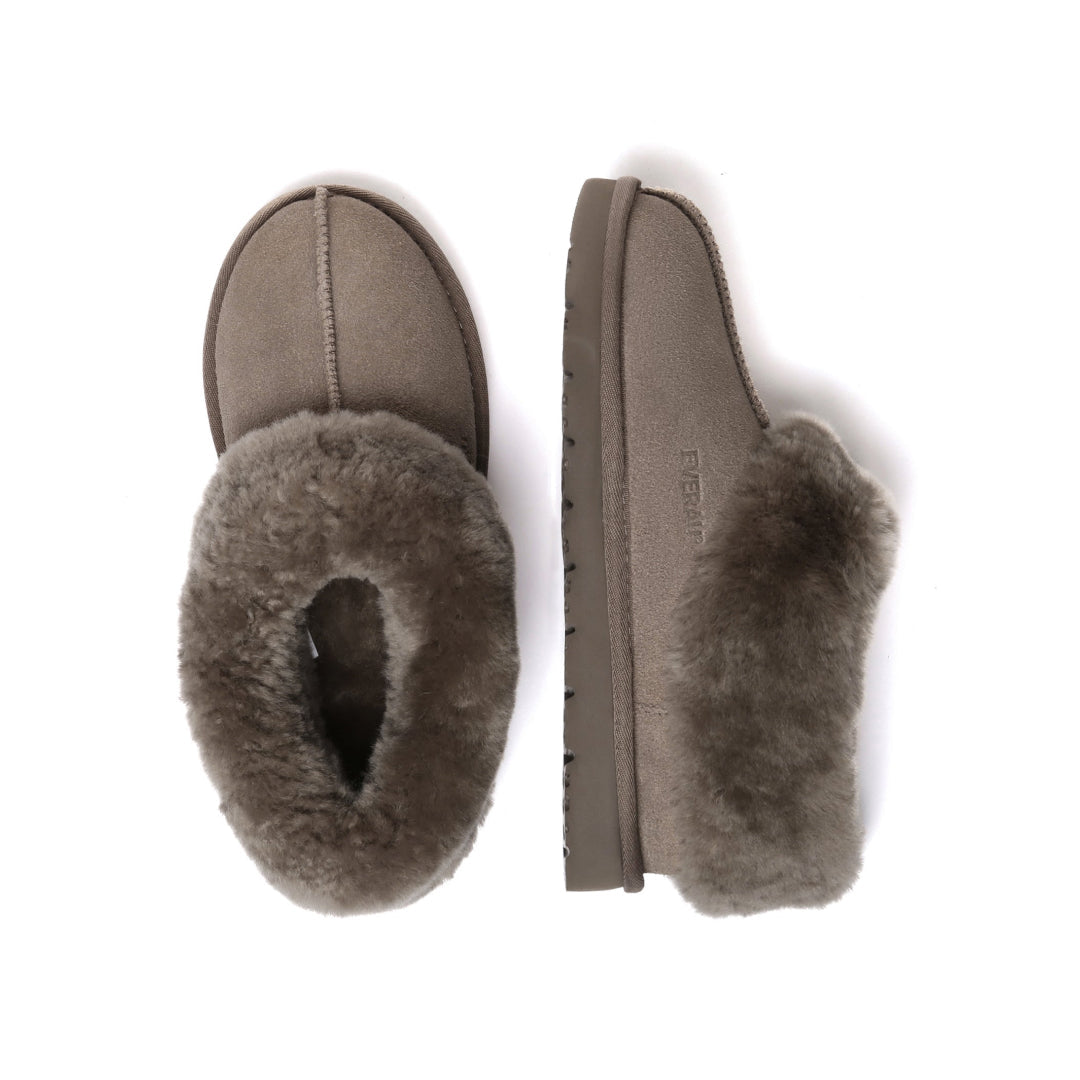 EVERAU Ibis Brown Slippers Kapcie Brązowe