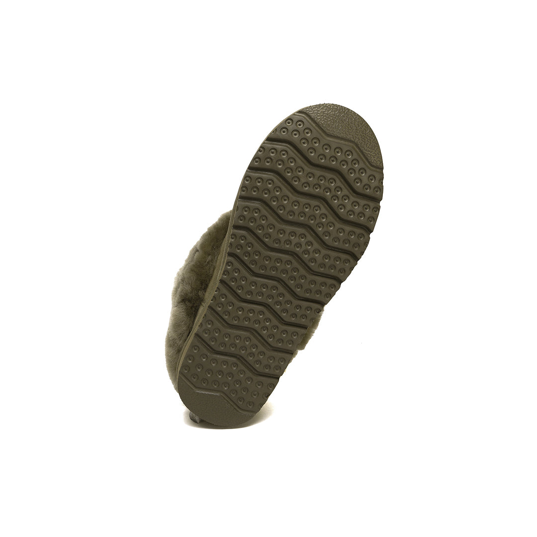 EVERAU Ibis Caribou Slippers Kapcie Zielone