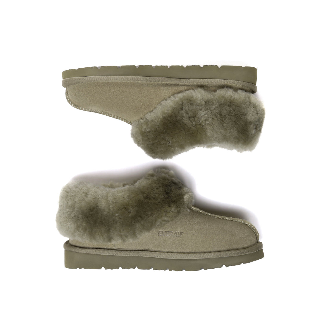 EVERAU Ibis Caribou Slippers Kapcie Zielone