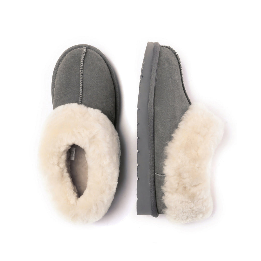 EVERAU Ibis Grey Slippers Kapcie Szare