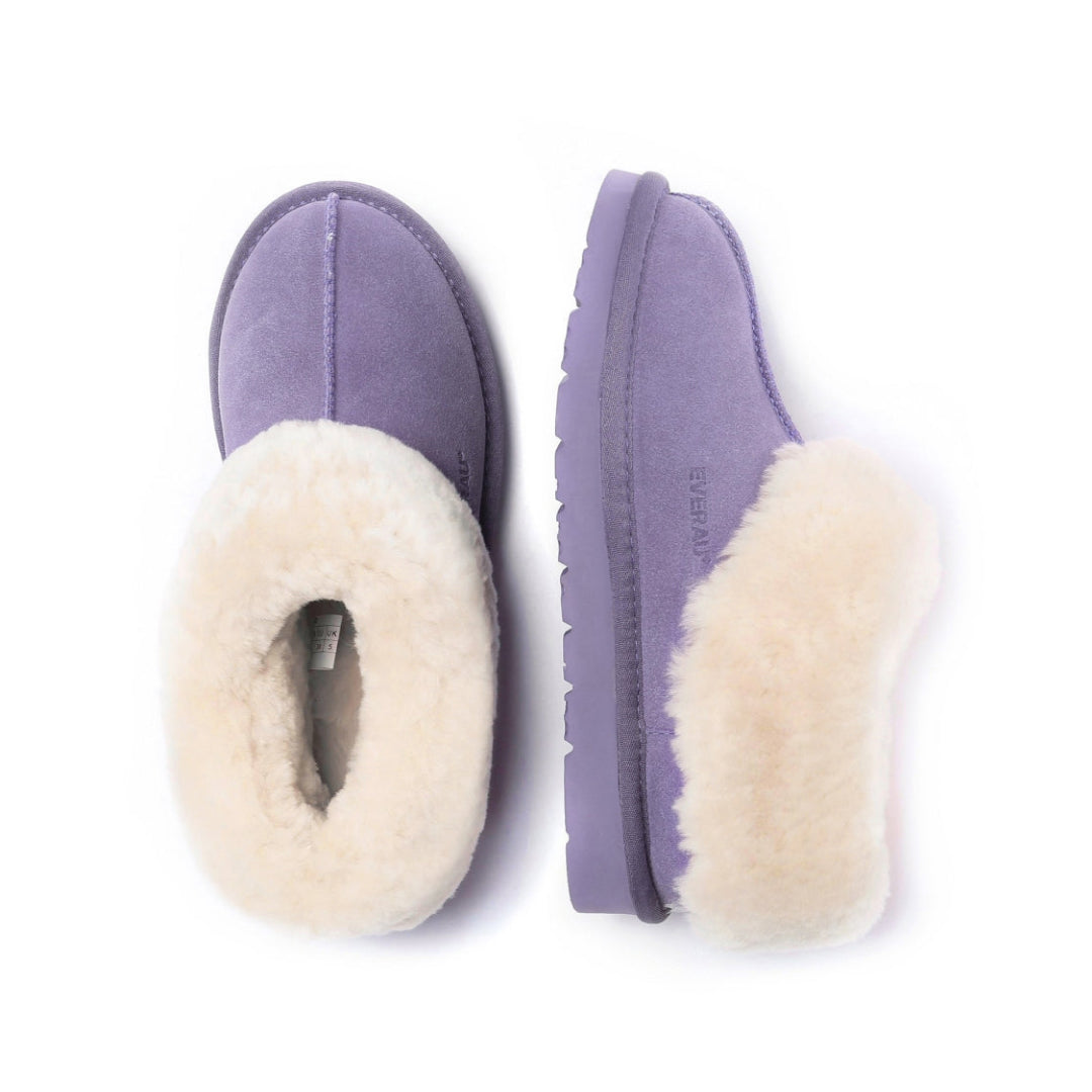 EVERAU Ibis Lilac Slippers Kapcie Liliowe