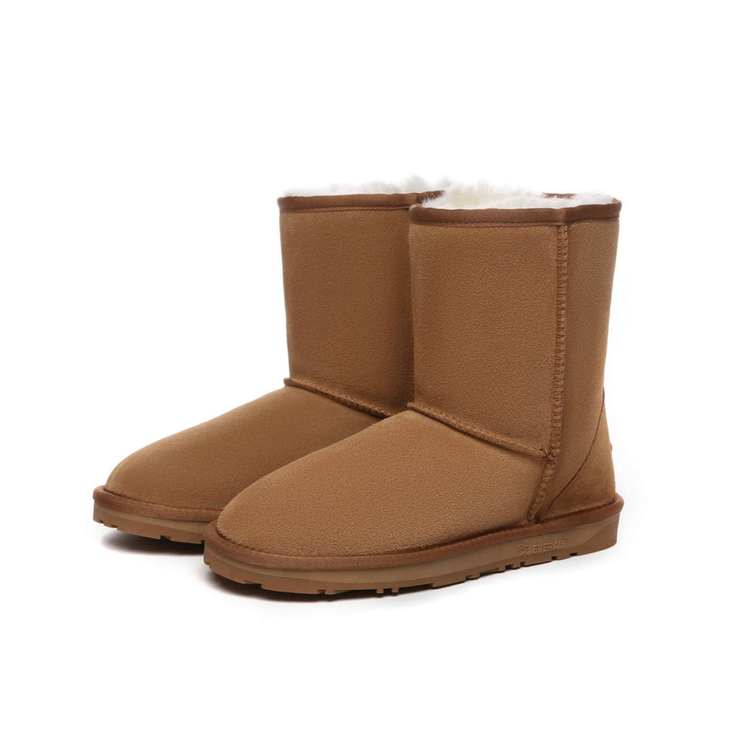 EVERAU Kookaburra Chestnut Short Classic Boots Botki Brązowe