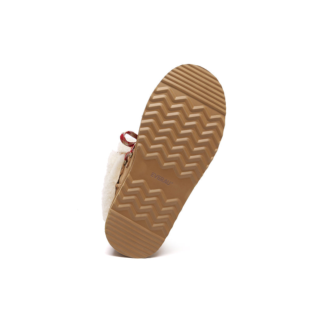 EVERAU Lapwing Chestnut Ankle Platform Boots Botki Brązowe