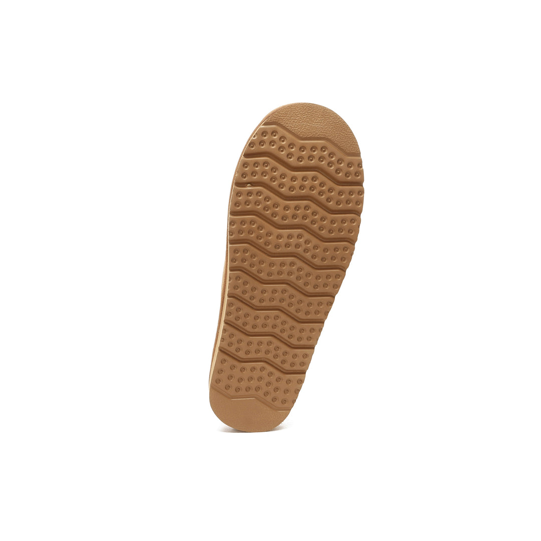 EVERAU Lark Chestnut Slippers Kapcie Brązowe