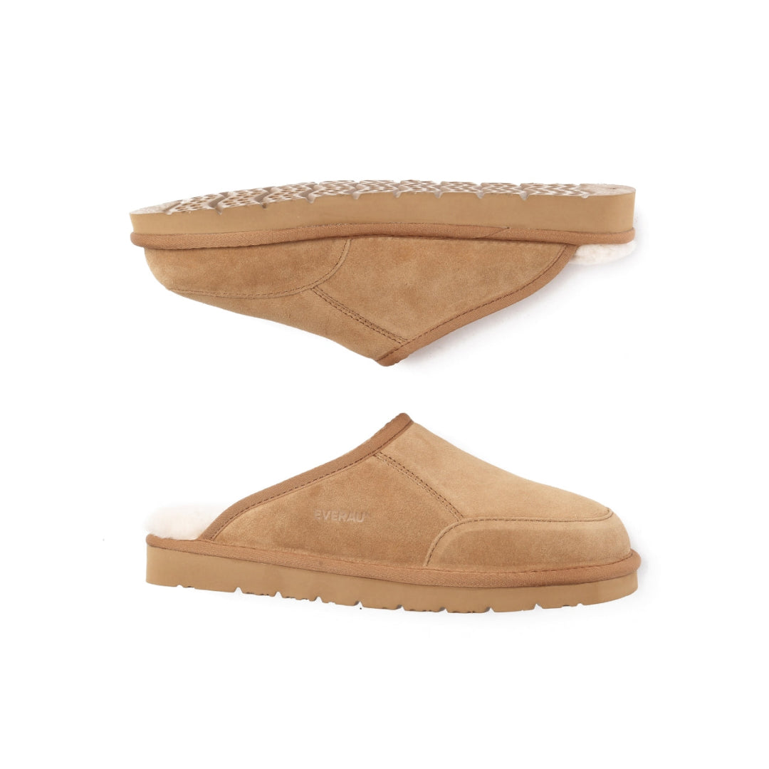 EVERAU Lark Chestnut Slippers Kapcie Brązowe