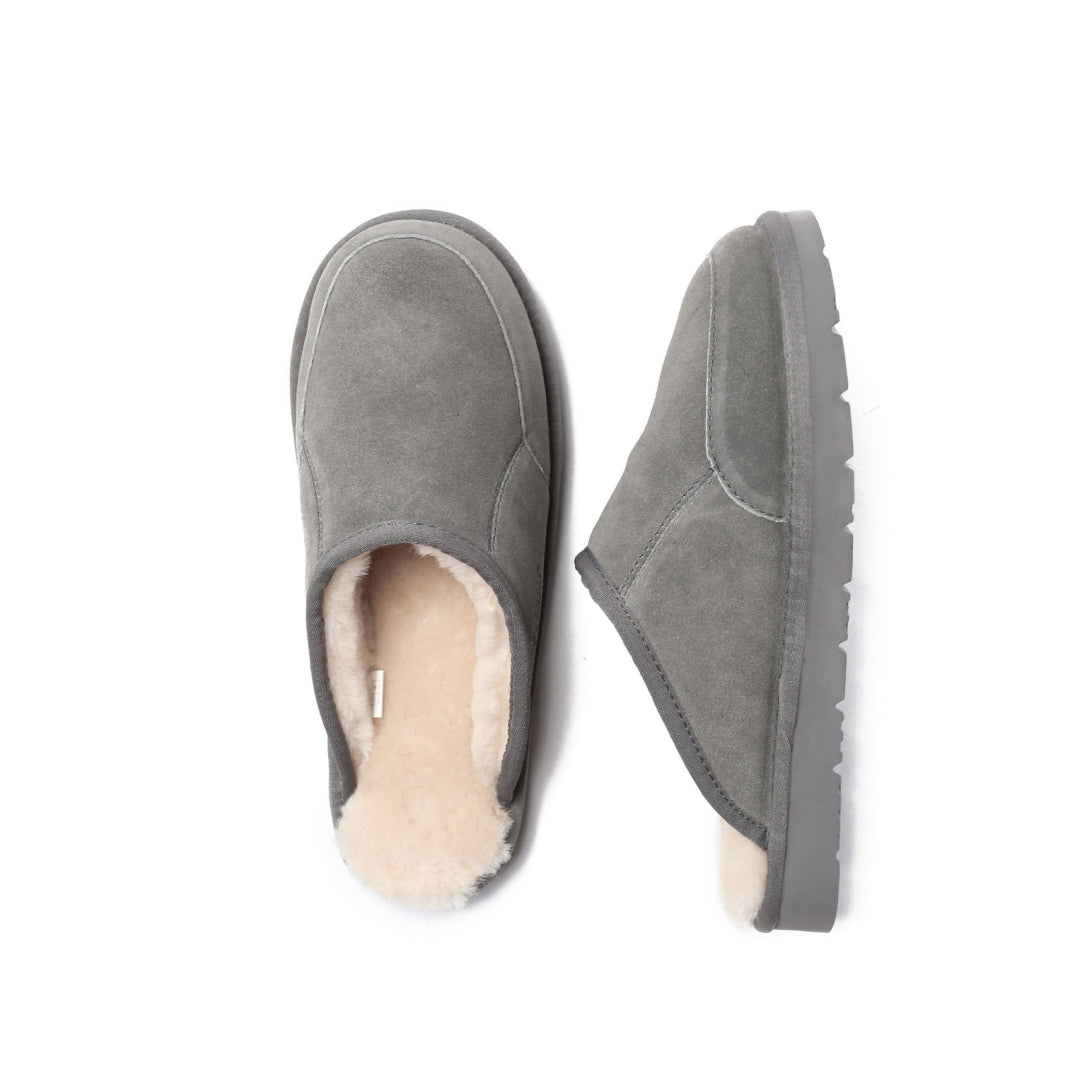 EVERAU Lark Grey Slippers Kapcie Szare