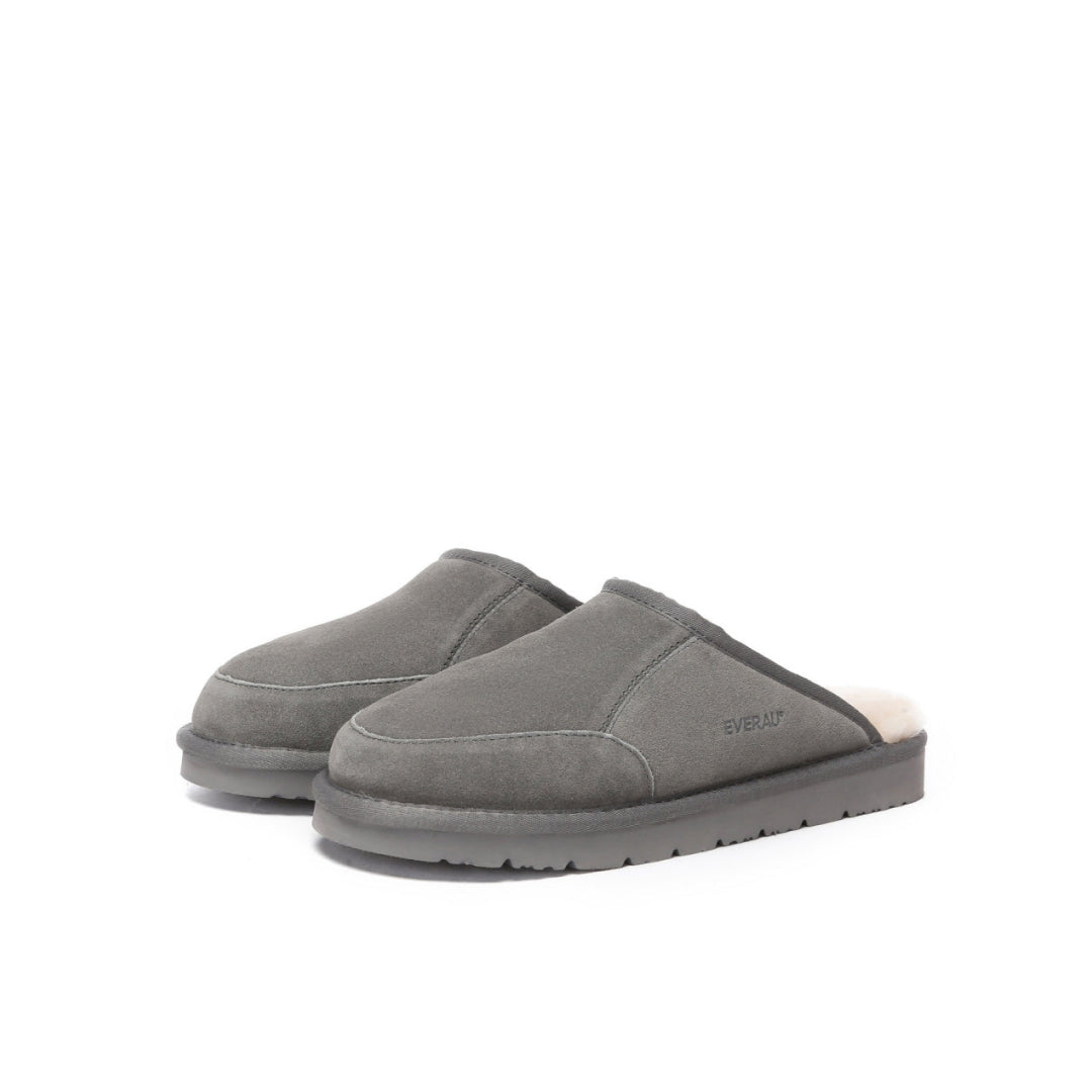 EVERAU Lark Grey Slippers Kapcie Szare