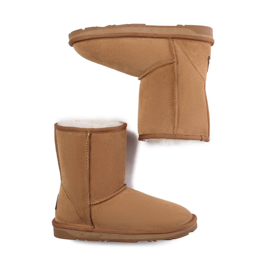 EVERAU Parrot Chestnut Short Classic Boots Botki Brązowe